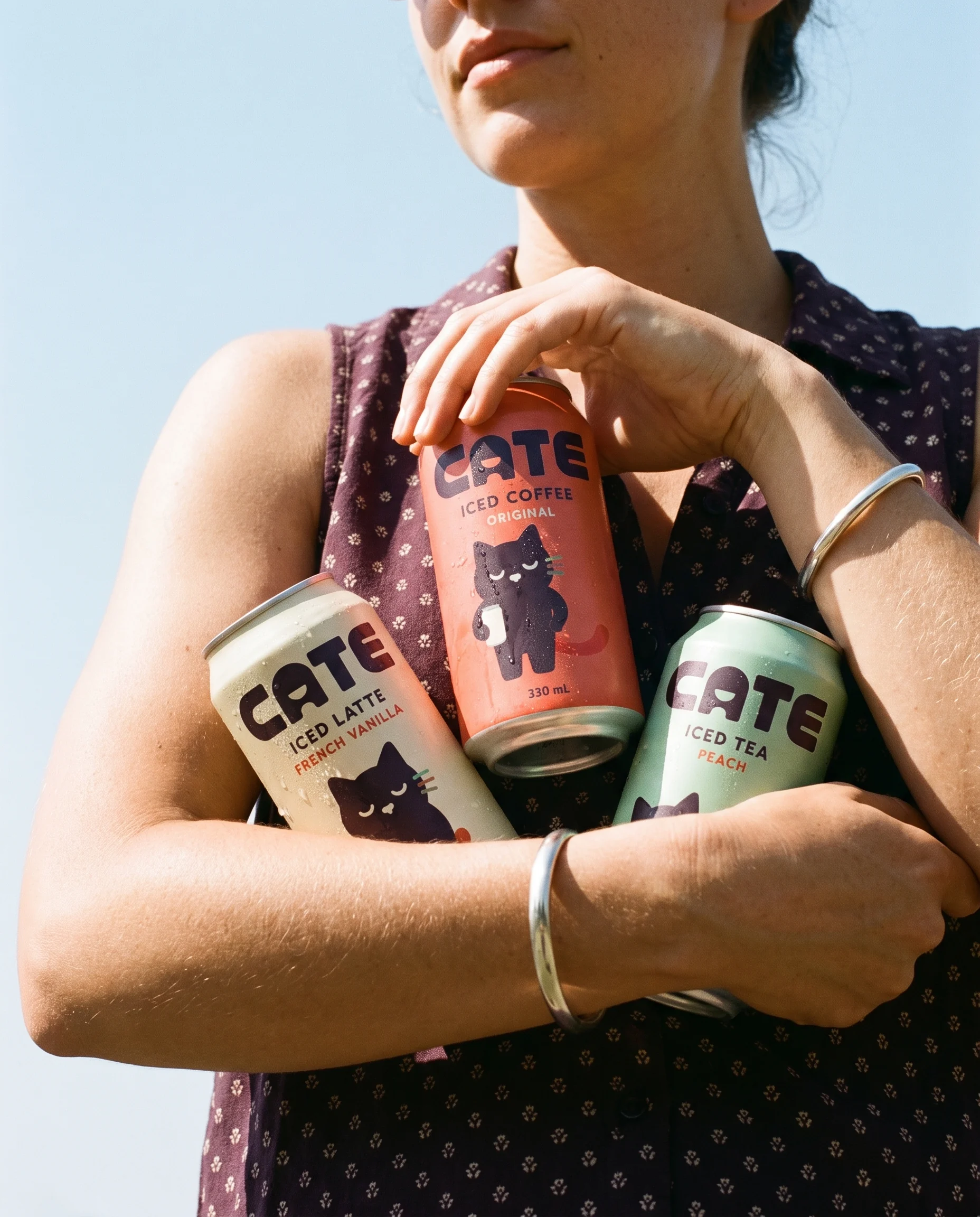CATE cans in a lifestyle portrait