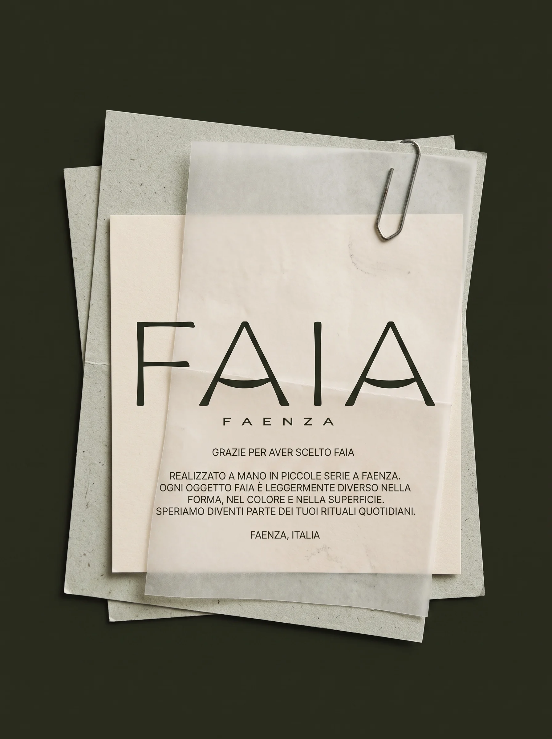 FAIA stationery suite