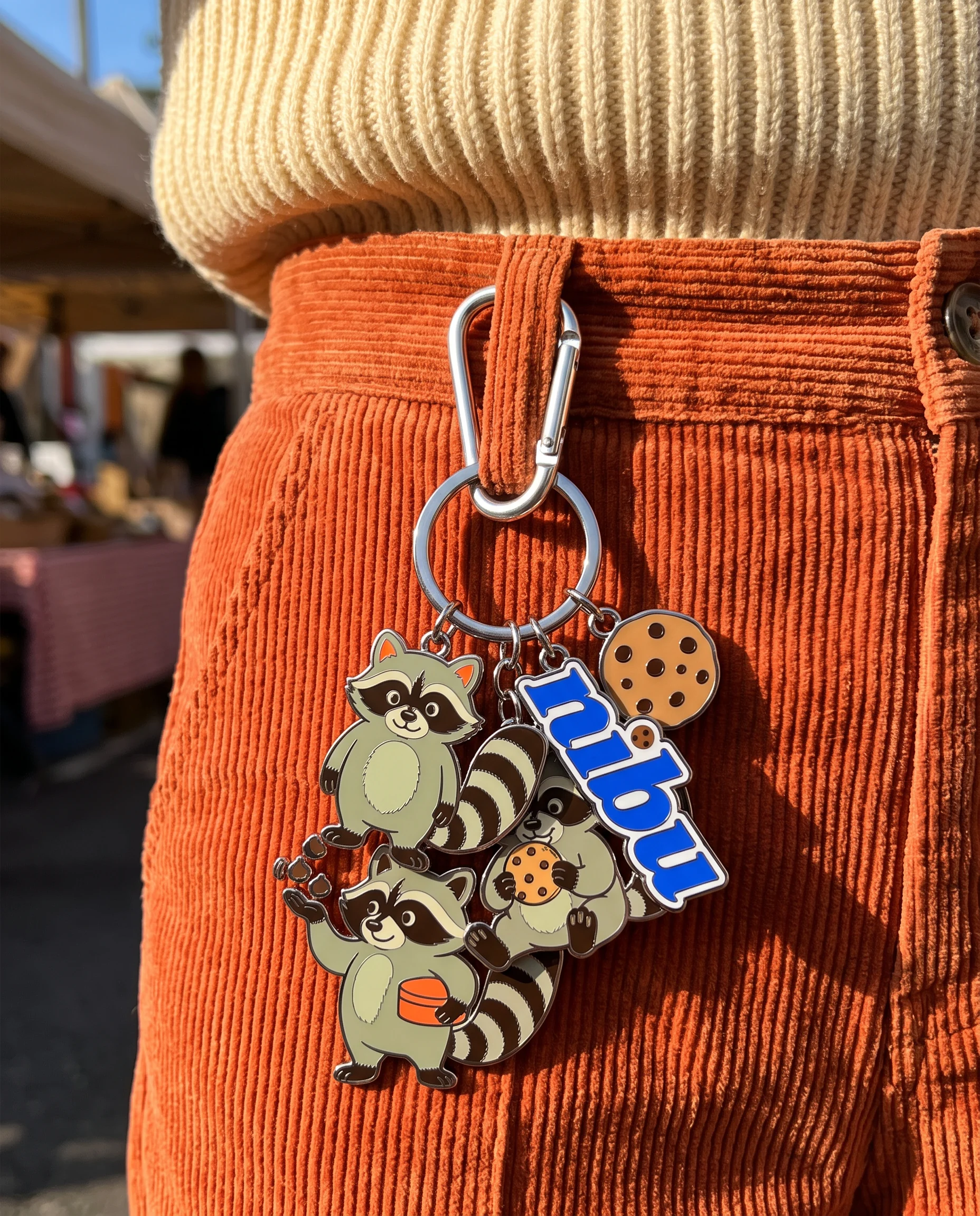 NIBU enamel character charms
