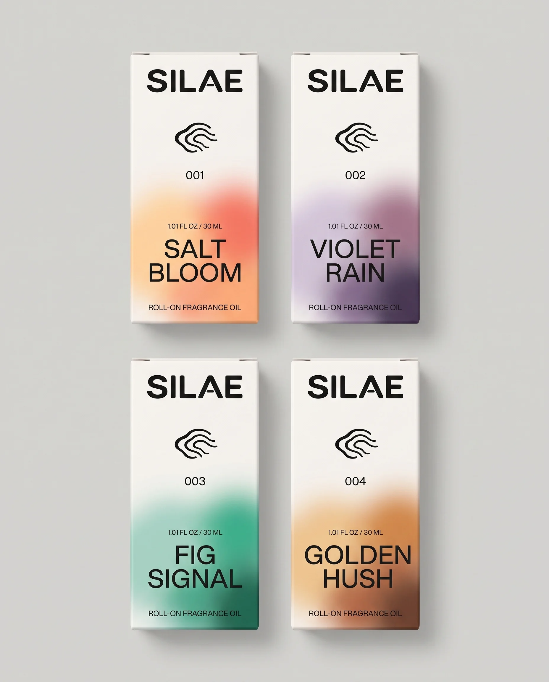 Detail view of the SILAE packaging family